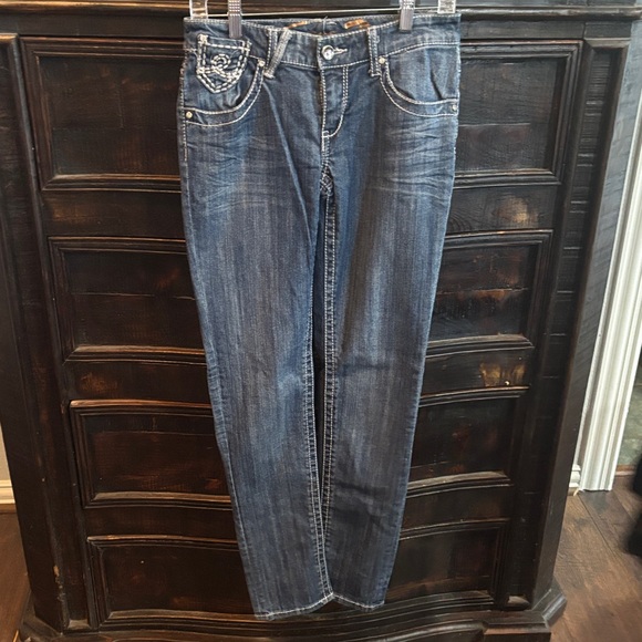 Seven7 Denim - Seven7 Dark Blue Straight Leg Jeans size 28